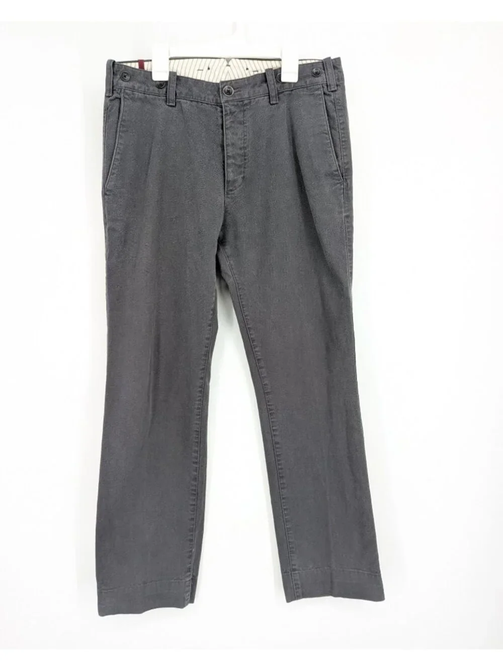 Banana Republic Straight Leg Chino Pants Minimalist Grunge Tailored Trousers 31